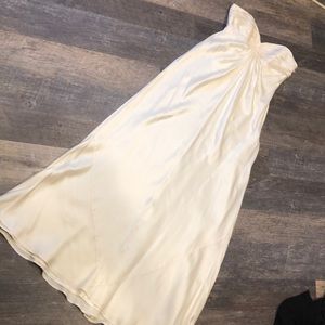 ✨White Satin Prom Dress✨